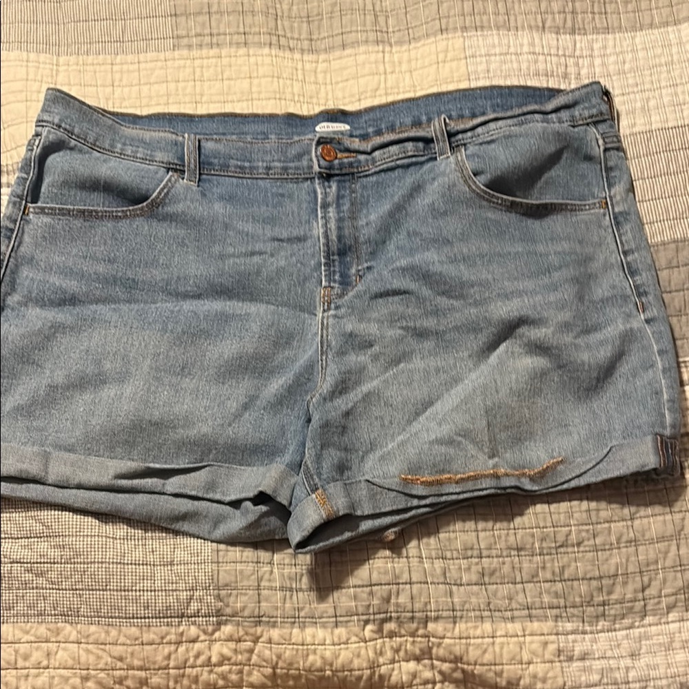 Old Navy Blue Jean Shorts Classic Cut-Off Style